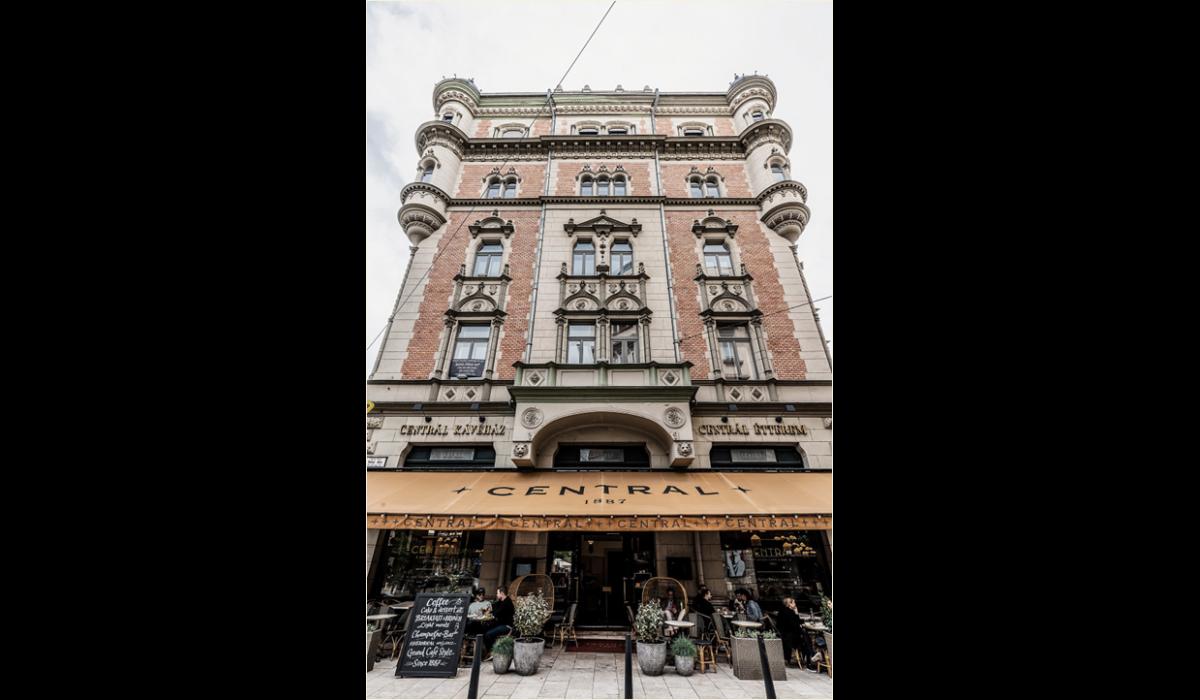 Centrál kávéház enteriőr tervezés